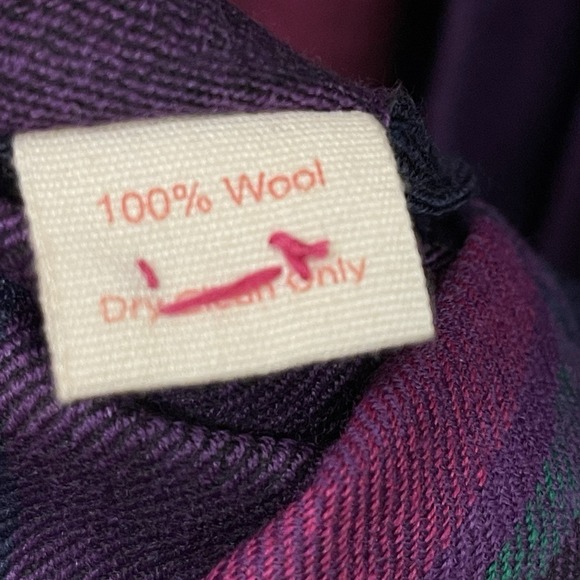 Injiri Wool Dress Handwoven Embroidered Folk Tunic Pink Purple Ethnic Boho Sz S - Picture 11 of 16